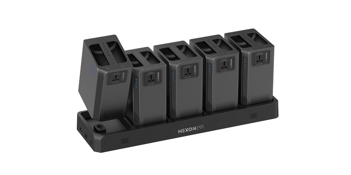 Pack de 5 Batteries MODULABLES 1kWh (5kWh Total) LiFePO4 – 10.000 Cycles