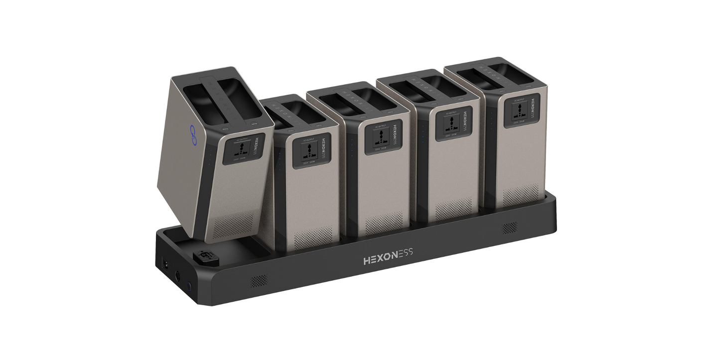 Pack de 5 Batteries MODULABLES 1kWh (5kWh Total) LiFePO4 – 10.000 Cycles