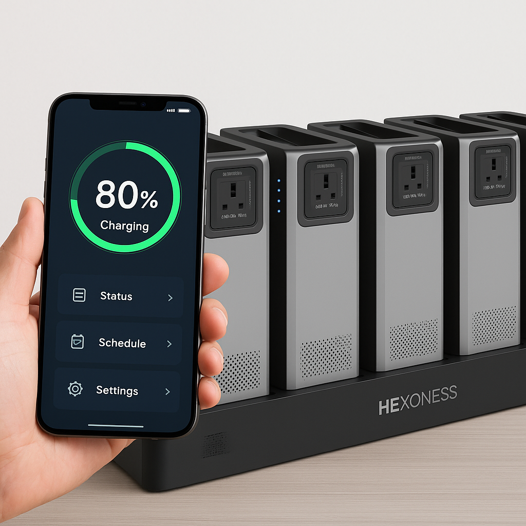 Pack de 5 Batteries MODULABLES 1kWh (5kWh Total) LiFePO4 – 10.000 Cycles