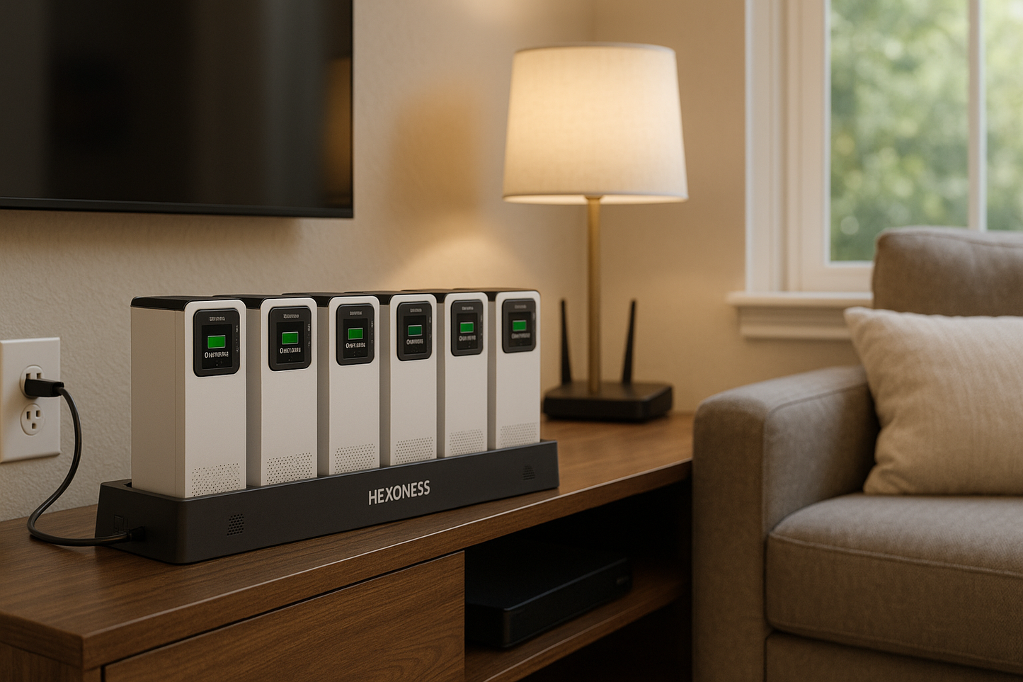 Pack de 5 Batteries MODULABLES 1kWh (5kWh Total) LiFePO4 – 10.000 Cycles
