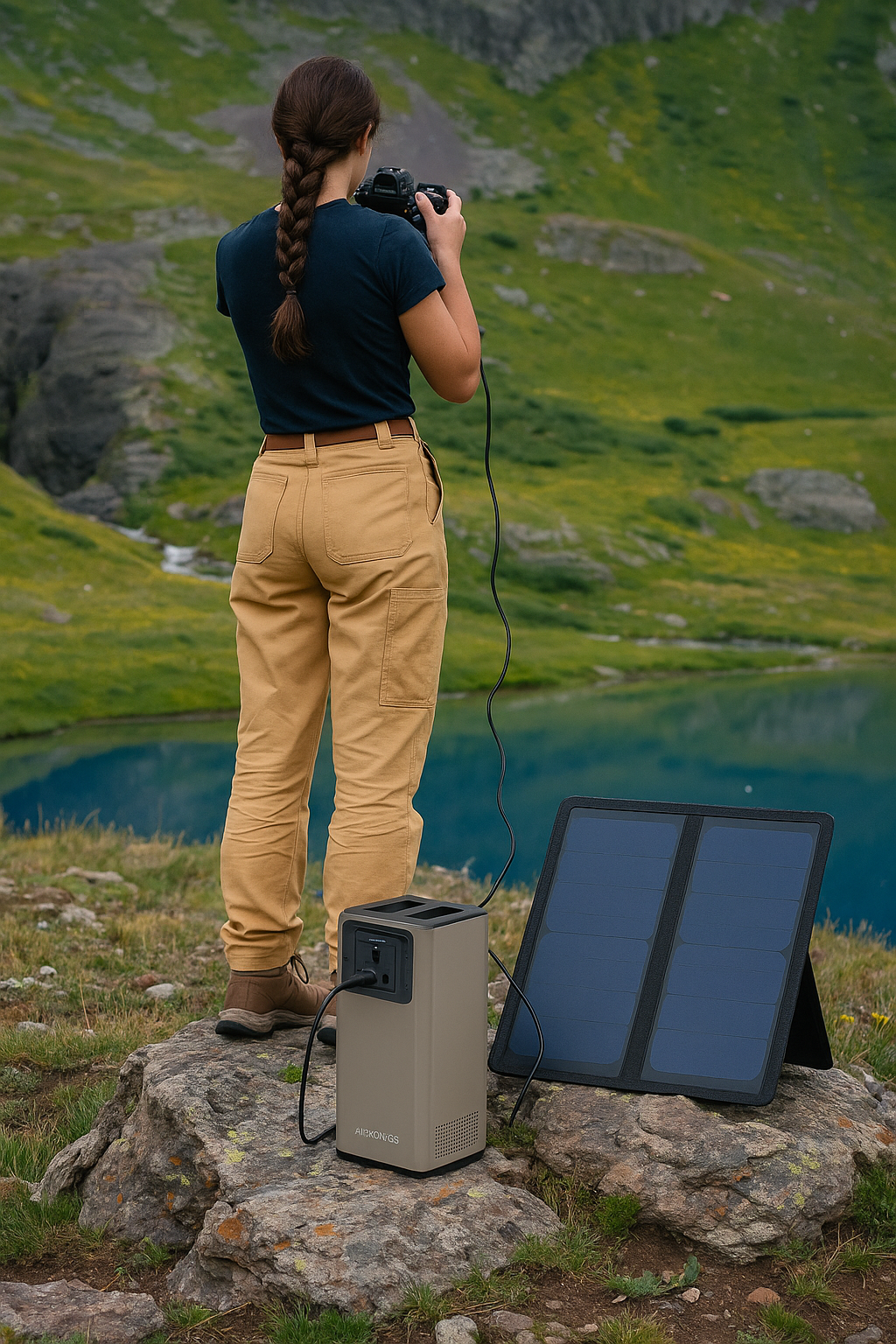 Pack de 5 Batteries MODULABLES 1kWh (5kWh Total) LiFePO4 – 10.000 Cycles