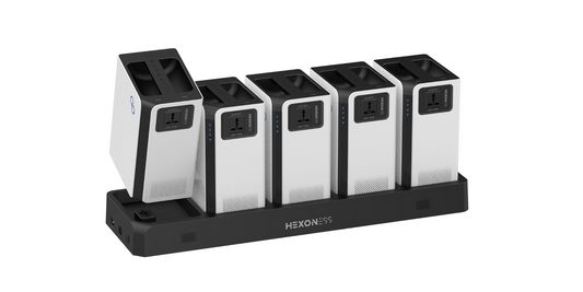 Pack de 5 Batteries MODULABLES 1kWh (5kWh Total) LiFePO4 – 10.000 Cycles
